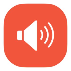Orange Audio Voice Icon