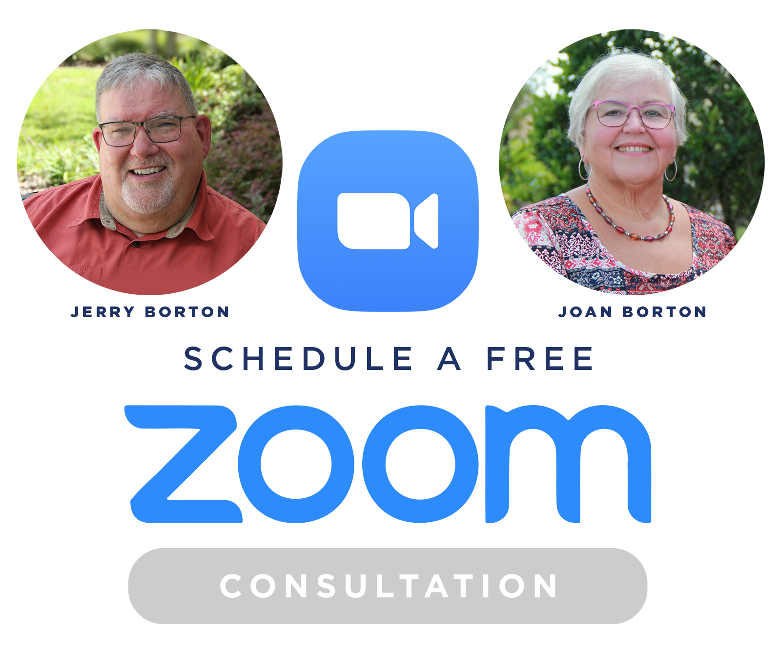 Schedule a Free Zoom Consultation with Jerry and Joan Borton